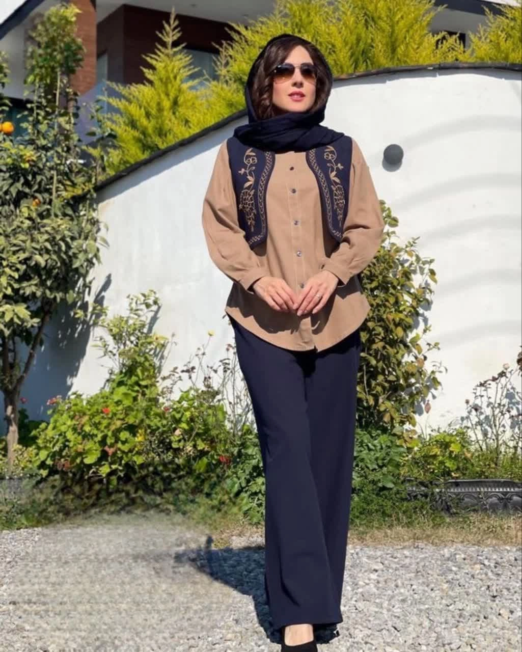 سرمه ای نسکافه ای